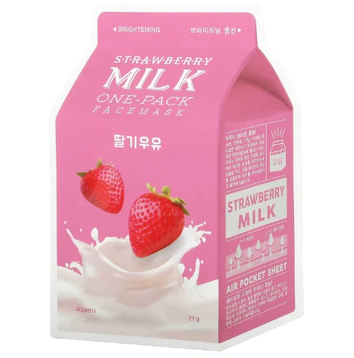 A'PIEU Strawberry Milk 1 Τεμάχιο