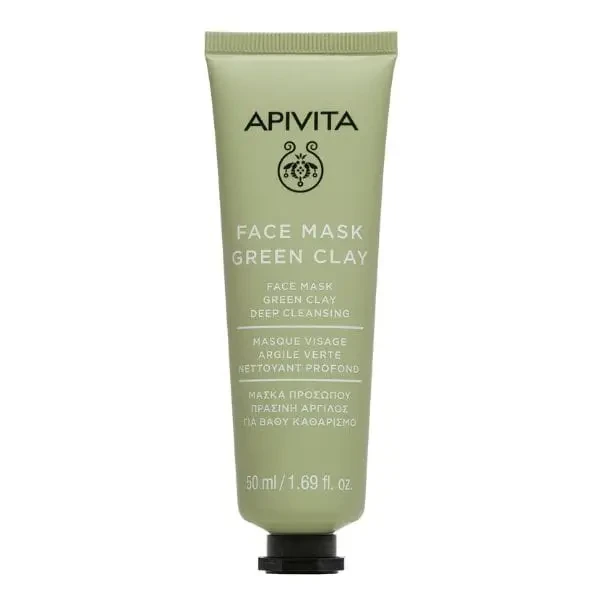 APIVITA Face Mask Green Clay Deep Cleansing 50ml