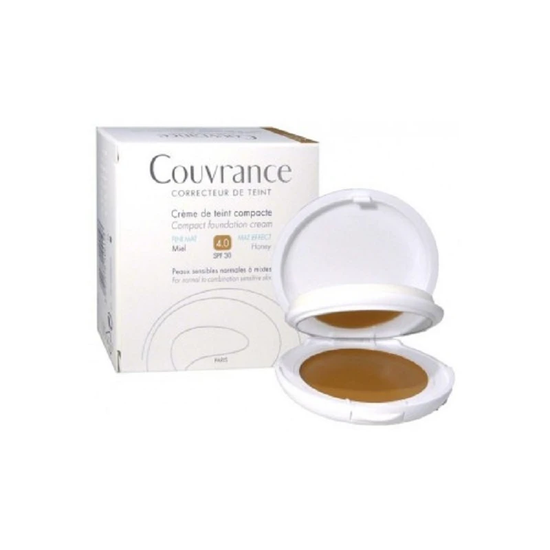 AVENE Couvrance Compact Foundation Comfort 5.0 Tawny Spf30 Dry to Very Dry Sensitive Skin 10g