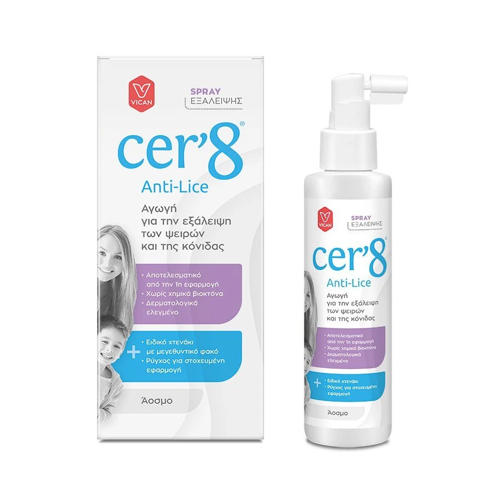 VICAN Cer' 8 Anti-Lice Spray 125ml