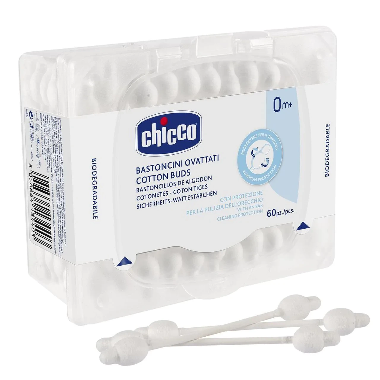 CHICCO Cotton Buds 60 Τεμάχια