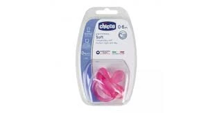 CHICCO Physio Soft Ροζ Πιπίλα Σιλικόνης 0-6m 1 Τεμάχιο