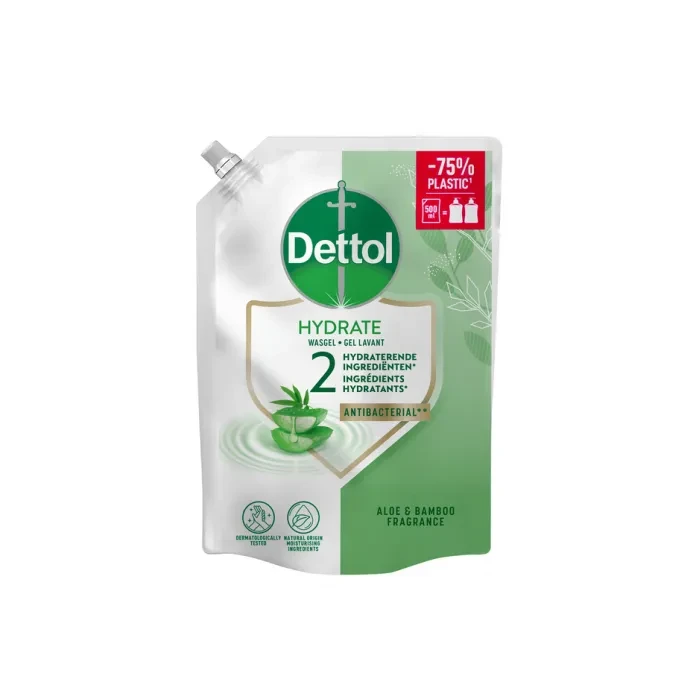 DETTOL Aloe Vera Hydrating Liquid Soap Refill 500ml
