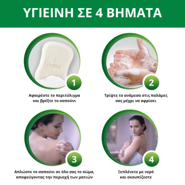 DETTOL Αντιβακτηριδιακό Σαπούνι Sensitive 100g