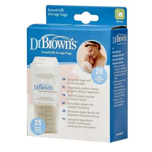 DR BROWNS Storage Bags Breast Milk 25bagsx180ml