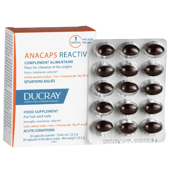 DUCRAY Anacaps Reactiv 30 Κάψουλες