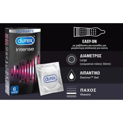 DUREX Intense 6 Τεμάχια