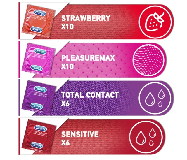 DUREX Love Premium Collection Pack 30 Προφυλακτικά