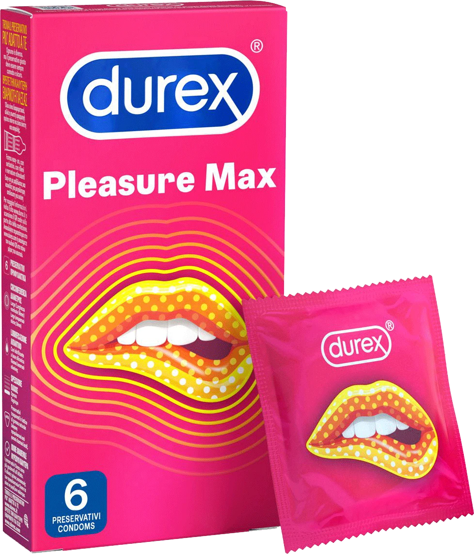 DUREX Pleasure Max 6 Τεμάχια