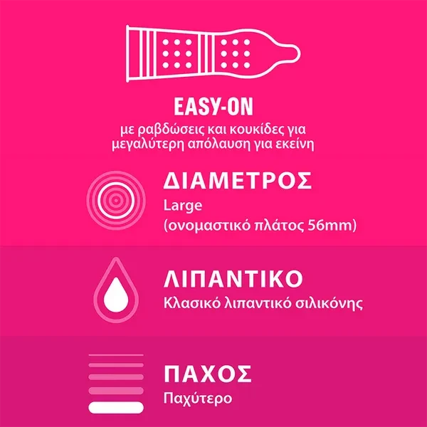 DUREX Pleasure Max 6 Τεμάχια