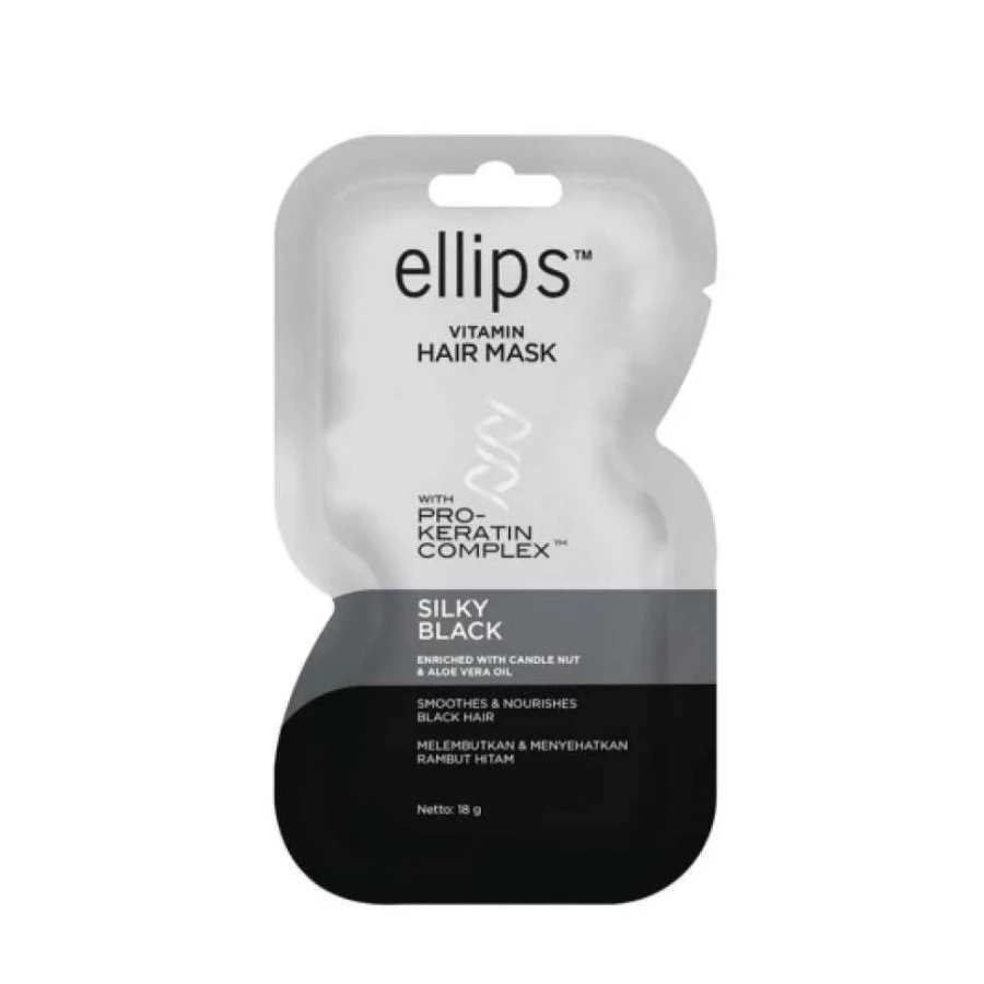 ELLIPS Vitamin Hair Mask Silky Black 1 Τεμάχιο