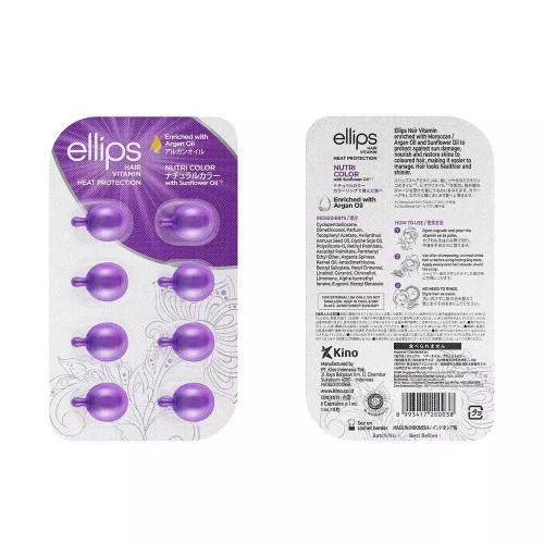 ELLIPS Hair Vitamin Nutri Color 8 Tεμάχια