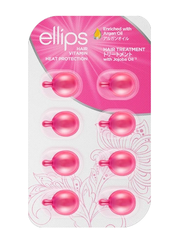 ELLIPS Pink Hair Repair 8x1ml