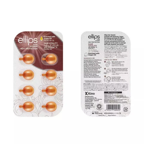 ELLIPS Hair Vitamin Vitality 8pcs