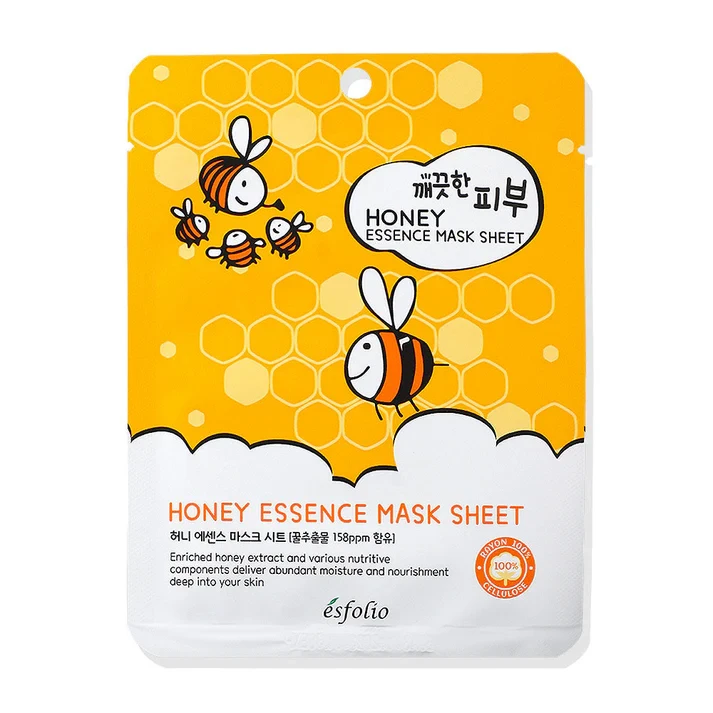 ESFOLIO Pure Skin Honey Essence Mask Sheet 1 Τεμάχιο
