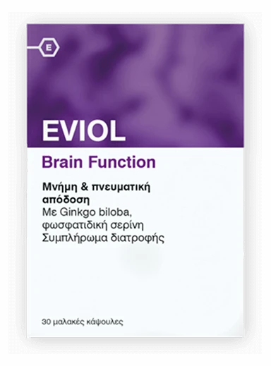 EVIOL Brain Function 30 Μαλακές Κάψουλες