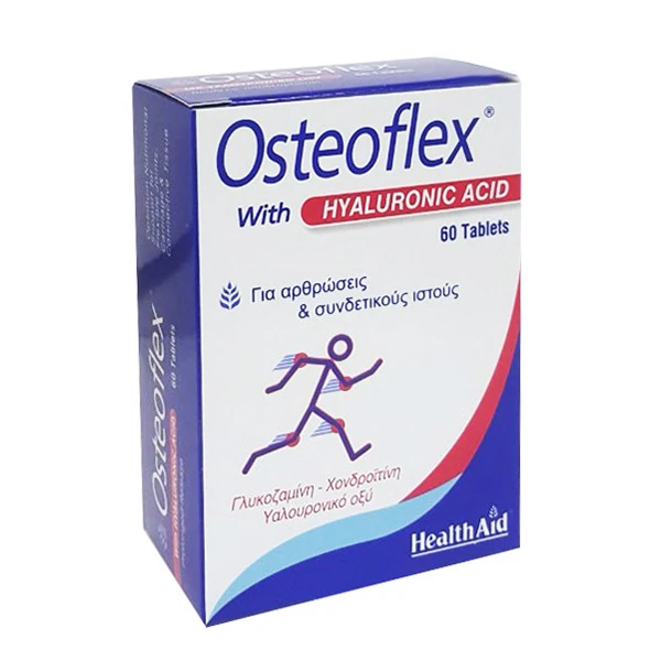 HEALTH AID Osteoflex with Hyaluronic Acid 60 Ταμπλέτες