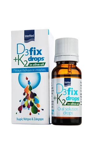 INTERMED D3 Fix Drops + K2 in Olive Oil 12ml