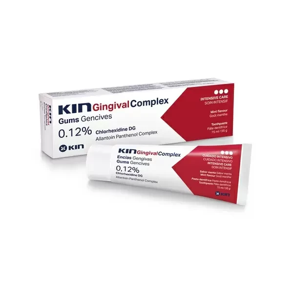 KIN Gingival 0.12% Chlorhexidine Toothpaste 75ml