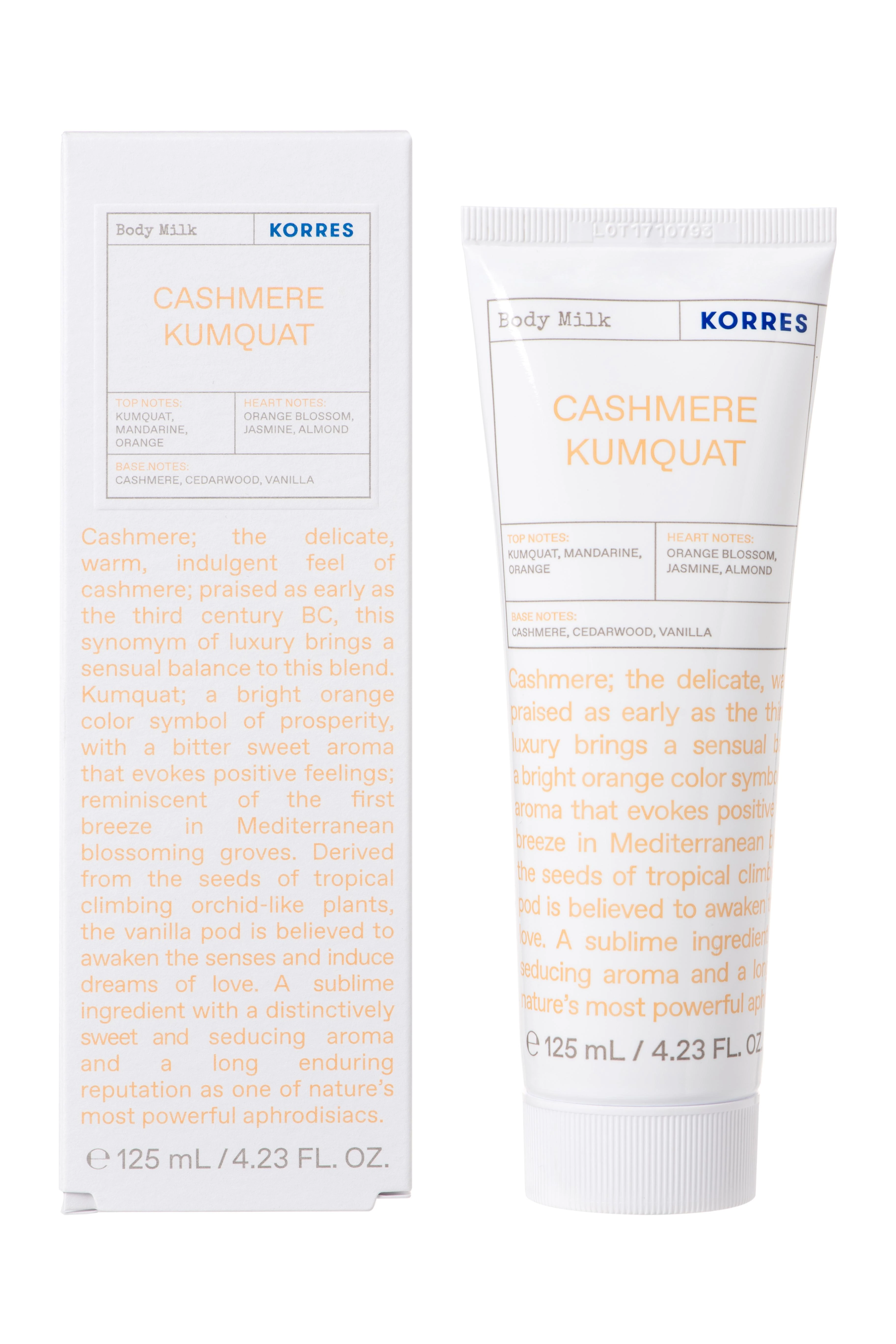 KORRES Body Milk Cashmere Kumquat 125ml