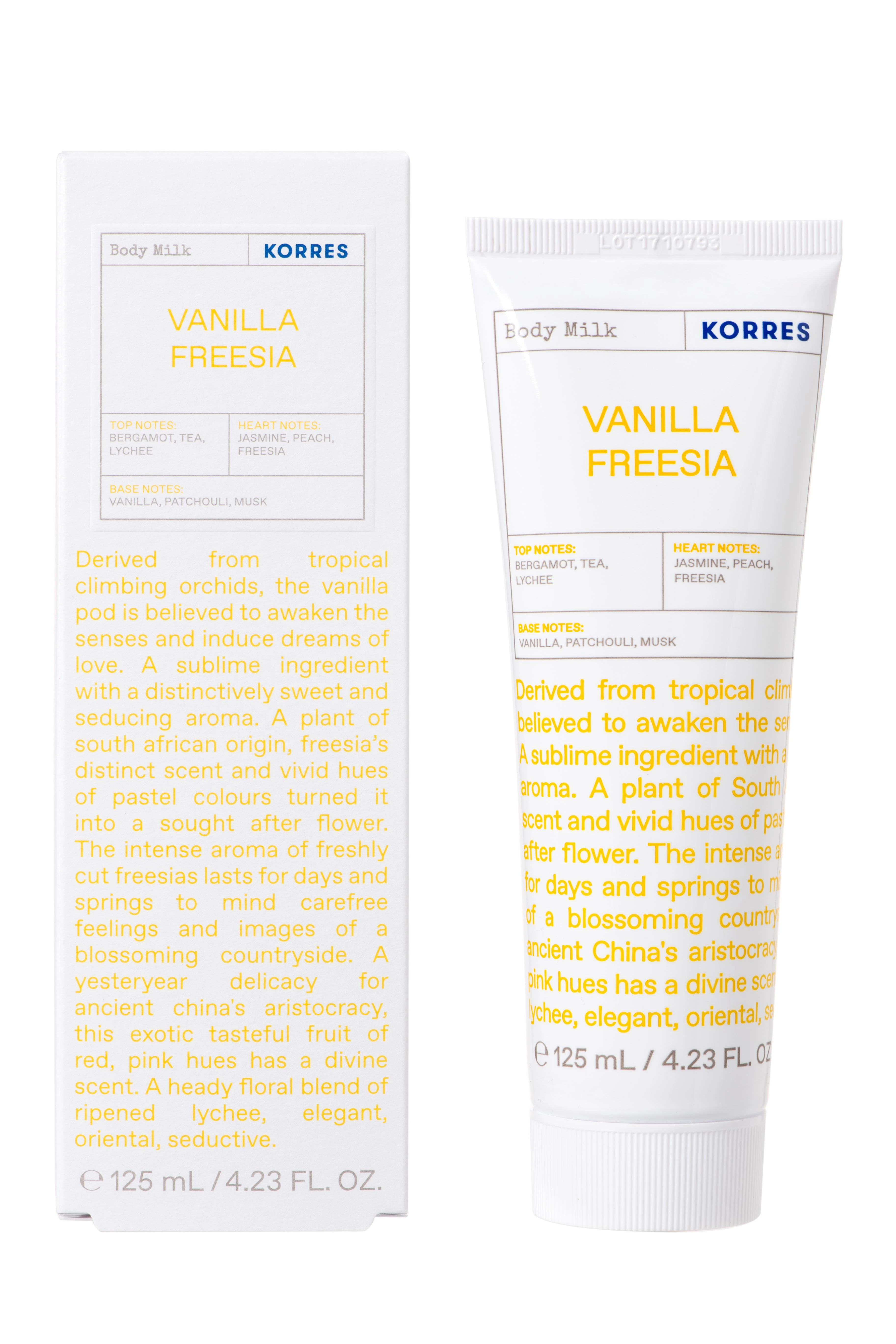 KORRES Body Milk Vanilla Freesia 125ml