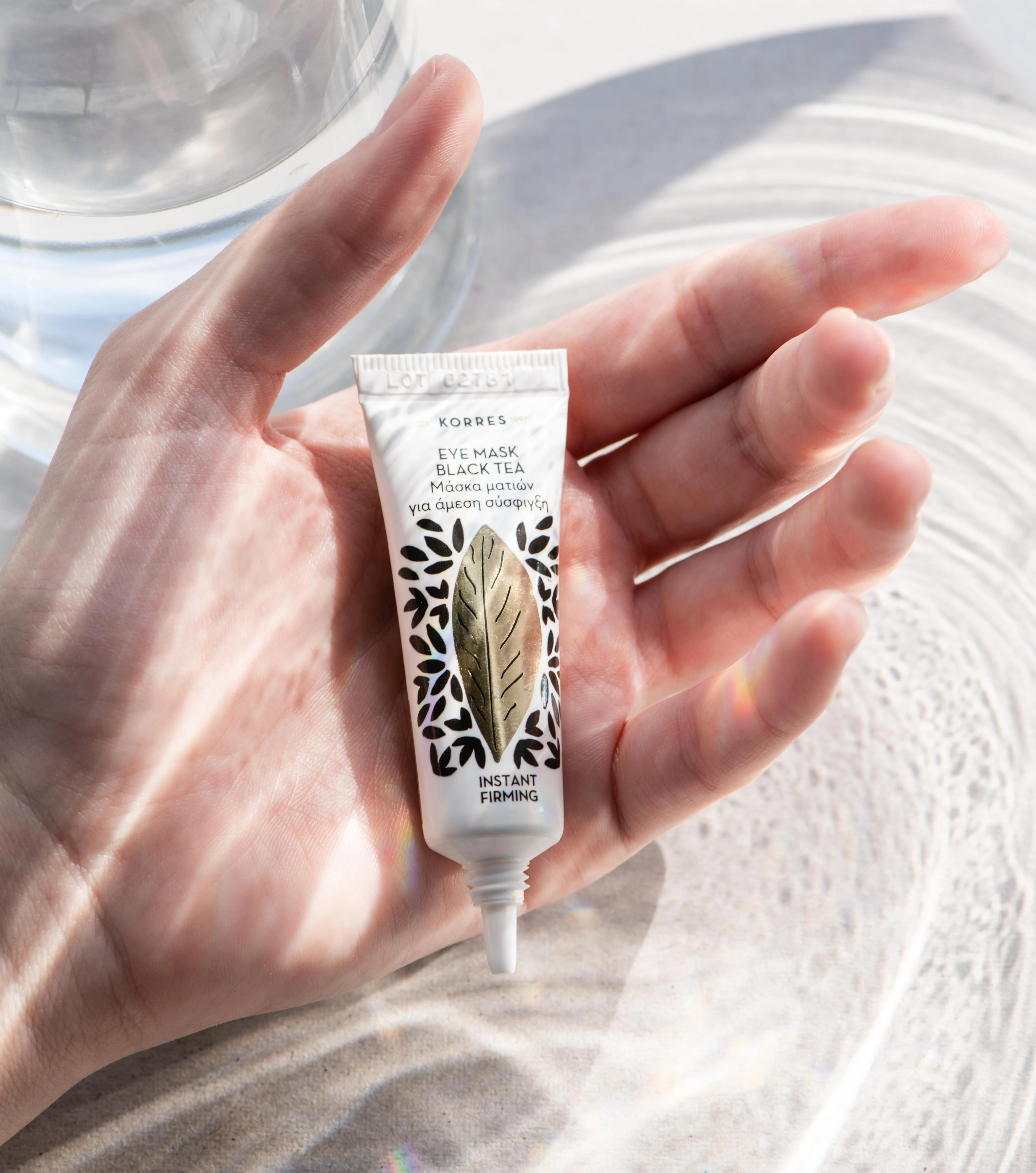 KORRES Eye Mask Black Tea Instant Firming 6ml