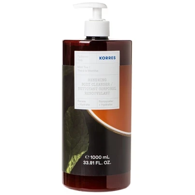 KORRES Renewing Body Cleanser Mint Tea Shower Gel 1000ml