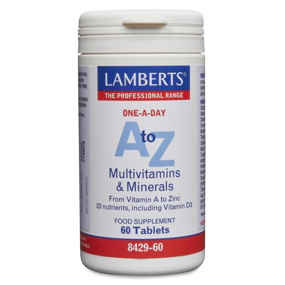 LAMBERTS A to Z Multivitamins & Minerals 60 Ταμπλέτες