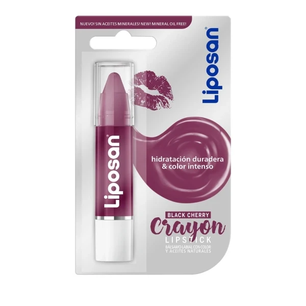 LIPOSAN Black Cherry Crayon Lipstick 3g