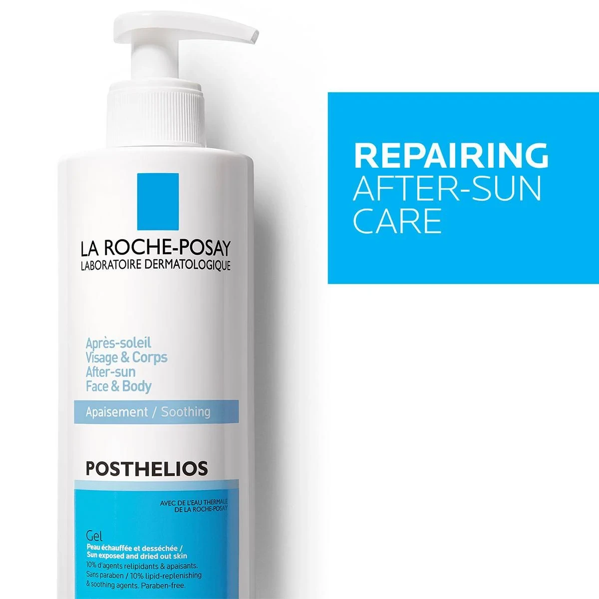 LA ROCHE-POSAY Posthelios Melt-In After-Sun Face & Body Gel 400ml