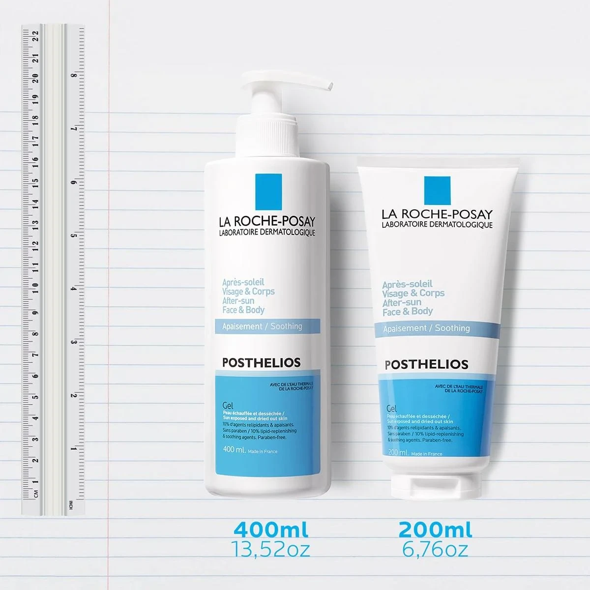 LA ROCHE-POSAY Posthelios Melt-In After-Sun Face & Body Gel 400ml