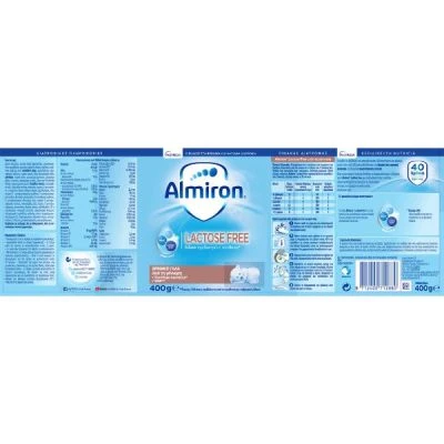 NUTRICIA Almiron Lactose Free Βρεφικό Γάλα Ελεύθερο Λακτόζης 400g