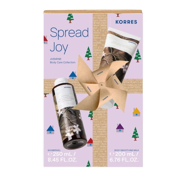 KORRES Renewing Body Cleanser Jasmine 250ml & Body Smoothing Milk Jasmine 200ml