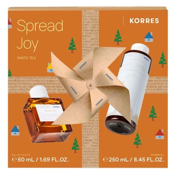 KORRES Eau De Toilette White Tea 50ml +  White Tea Shower Gel 250ml