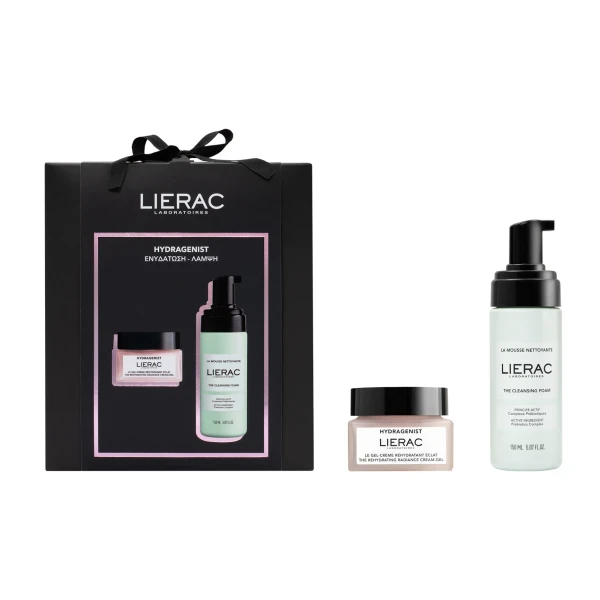 LIERAC Hydragenist The Rehydrating Serum 30ml  & The Cleansing Foam 150ml