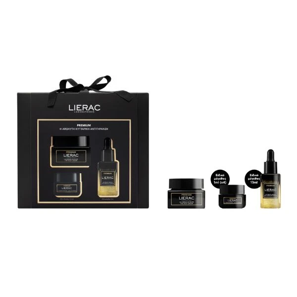 LIERAC Premium Rech Cremepremium Le Serum Absolu 13ml +  Premium The Eye Cream 1ml + Premium The Silky Cream 50ml