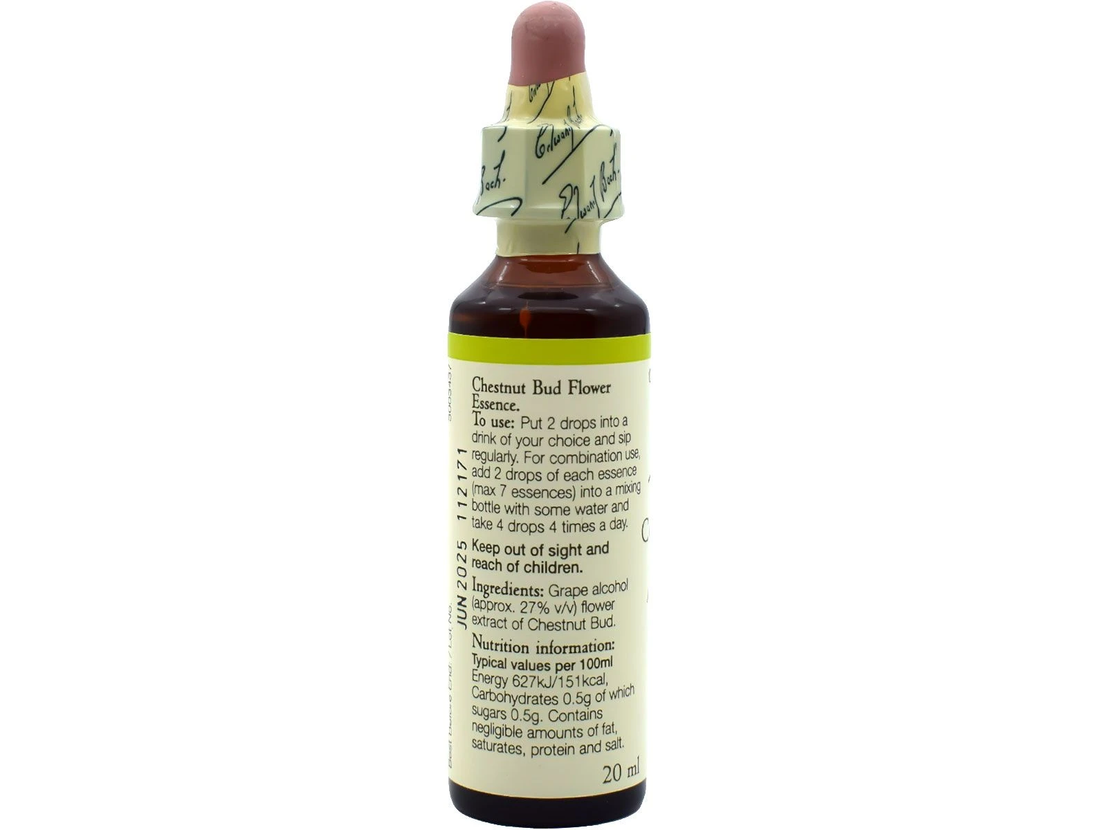 DR BACH Chestnut Bud Ανθοΐαμα Μάτι Αγριοκαστανιάς Νο7 20ml