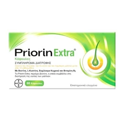 PRIORIN EXTRA CAPS 60 Κάψουλες