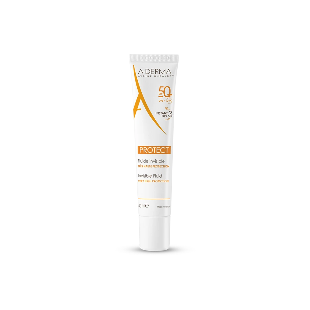 A-DERMA Protect Invisible Fluid Combination to Oily Fragile Skin Spf50+ 40ml