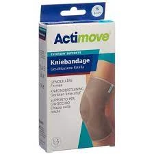 ACTIMOVE Everyday Knee Support Closed Patella, 2 Stays No XLarge Beige