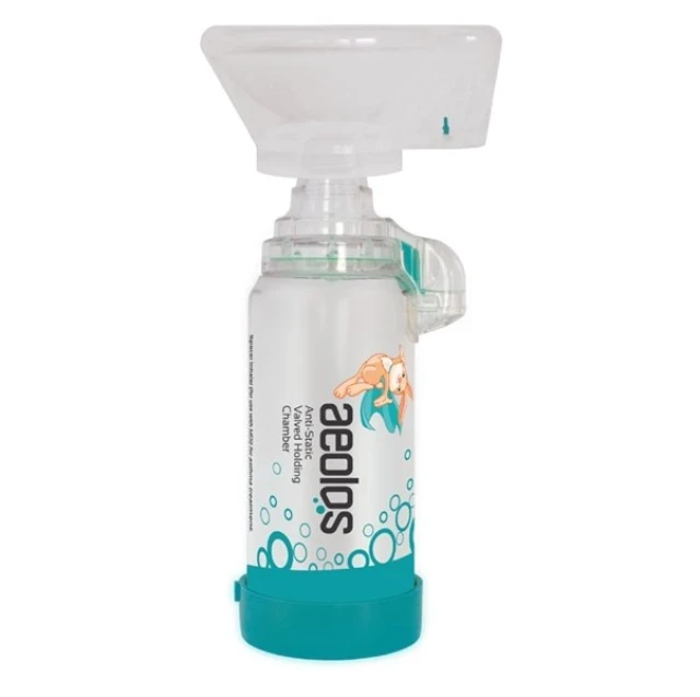 AEOLOS Anti-Static Valved Holding Chamber Small Mask 0-18 Months