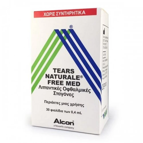 ALCON Tears Naturale Free MedΛιπαντικές Οφθαλμικές Σταγόνες 30Φιαλίδια των 4ml
