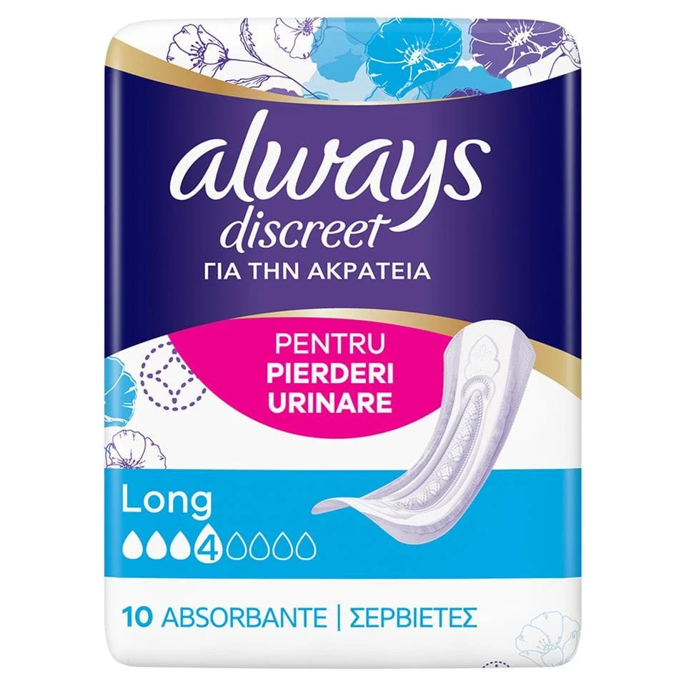ALWAYS Discreet Pants Long Plus x10 Σερβιέτες