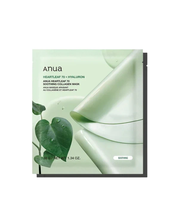 ANUA Heartleaf 70 Soothing Collagen Arcmaszk 1 Τεμάχιο