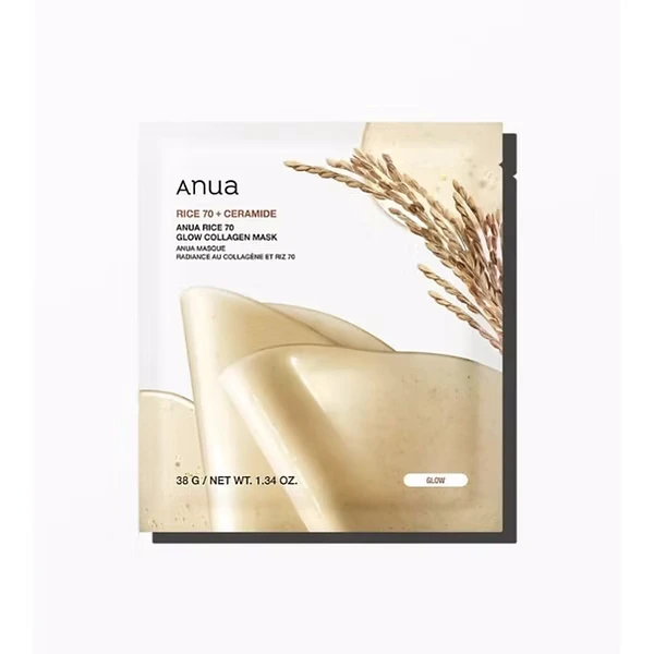 ANUA Rice 70 Glow Collagen Mask 1 Τεμάχιο