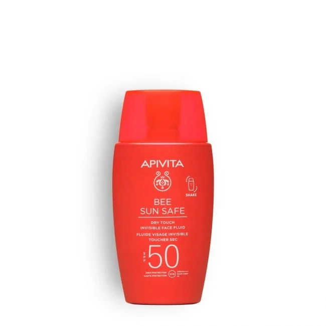 APIVITA Bee Sun Safe Dry Touch Invisible Face Fluid Spf50 50ml