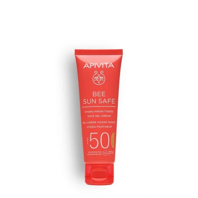 APIVITA Bee Sun Safe Hydra Fresh Tinted Face Gel - Cream Spf50 50ml