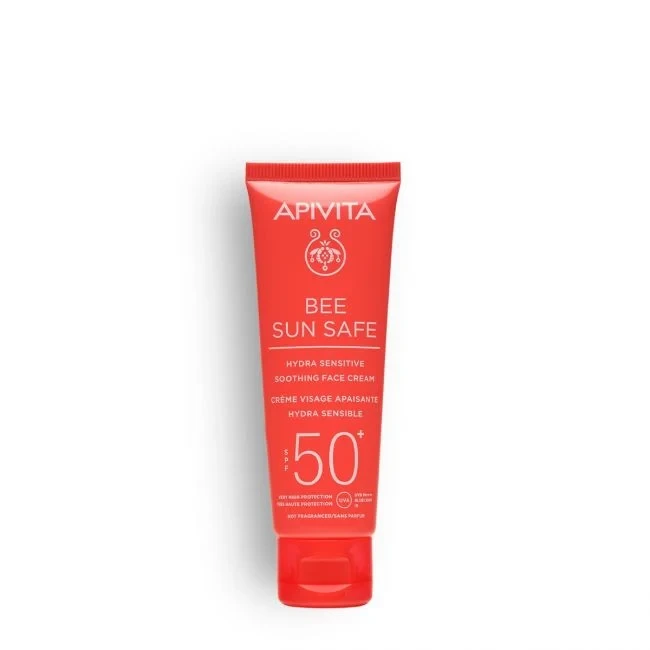 APIVITA Bee Sun Safe Hydra Sensitive Soothing Face Cream Spf50+ 50ml