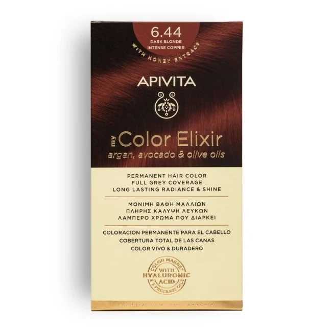 APIVITA My Color Elixir 6.44 Dark Blonde Intense Copper 50&75ml