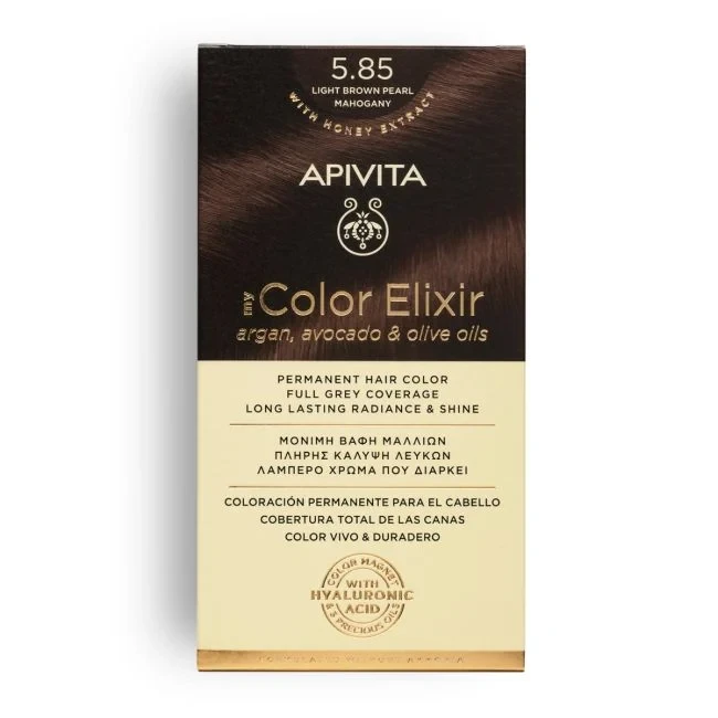 APIVITA My Color Elixir 5.85 Light Brown Pearl Mahogany 50&75ml